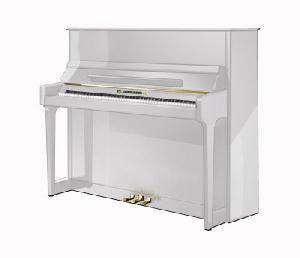 SCHIMMEL 114 TRADITION BLANCO PULIDO PIANO VERTICAL