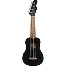 FENDER VENICE BLACK UKELELE SOPRANO