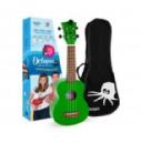 OCTOPUS UK-205GRS  Verde con funda UKELELE SOPRANO