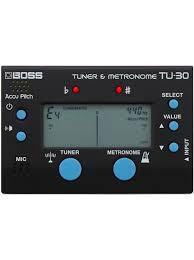 BOSS TU-30  TUNER AFINADOR CROMATICO/ METRONOMO 