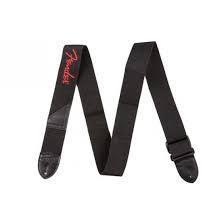 FENDER CORREA ELECT 2" LOGO STRAP RED