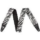 FENDER CORREA ELECT WILD ZEBRA PRINT STRAP 2"