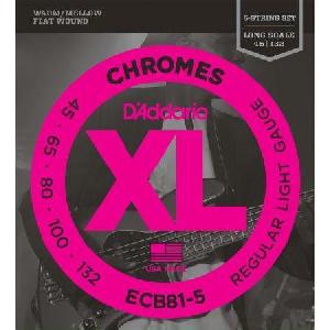 DADDARIO ECB-81-5 CHROMES (45-132) LONG SCALE JUEGO BAJO