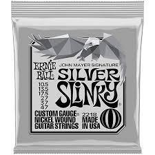 ERNIE BALL SLINKY SILVER JOHN MAYER JUEGO ELECTRICA 