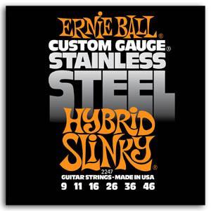 ERNIE BALL STAINLESS STEEL EB2247 9-46 JUEGO ELECTRICA 