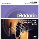 DADDARIO 11-52 80-20 BRONZE JUEGO ACUSTICA