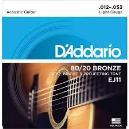 DADDARIO 12-53 80-20 BRONZE JUEGO ACUSTICA