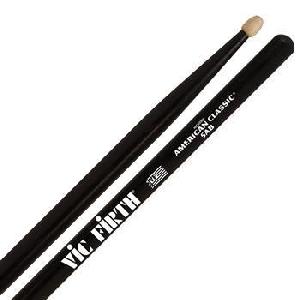 VIC FIRTH 5AB HICKORY BLACK BAQUETA