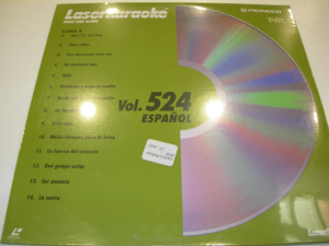 PIONEER DISCO PLAYBACK KARAOKE ESPAÑOL VOL.524