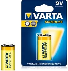 VARTA PILA BATERIA 9V LONG LIFE