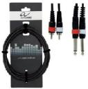 ALPHA AUDIO CABLE AUDIO 2 JACK M / 2 RCA 1.5M 190.210