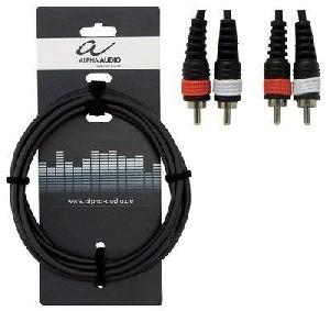 ALPHA AUDIO CABLE AUDIO 2 RCA / 2 RCA 3M 190.195