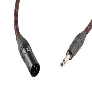 EK AUDIO JACK M - XLR M 9 MTS CABLE TRENZADO