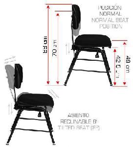 SILLA ORQUESTA MUSICO ERGONOMICA CM-GL01