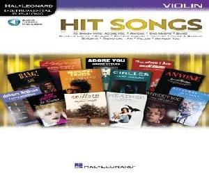 V PLAY-ALONG HIT SONGS VIOLIN BOOK + AUDIO