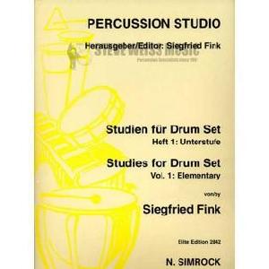 BT MTD SIEGFRIED FINK STUDIES FOR DRUM SET ELEMENTARY VOL.1