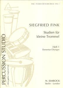 BT MTD SIEGFRIED FINK STUDIES FOR SNARE DRUMS ELEMENTARY VOL.1