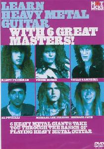 DVD LEARN HEAVY METAL GUITAR WITH 6 GREAT