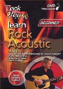 DVD ROCK HOUSE LEARN ROCK ACOUSTIC BEGINNER *OUTLET*