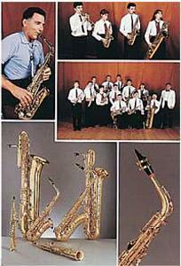 POSTER PLASTIF LOS SAXOFONES 45x60 2422