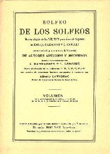 SOLF LEMOINE - SOLFEO DE LOS SOLFEOS 1B