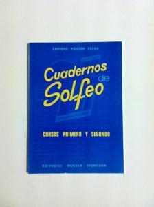 SOLF PASTOR CUADERNOS DE SOLFEO 1º Y 2º