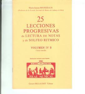 SOLF BOURDEAUX VOL 4 B 25 LECCIONES PROGRESIVAS 