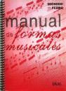 MANUAL DE FORMAS MUSICALES  /  DIONISIO DE PEDRO