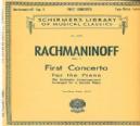 PORQ RACHMANINOFF CONCIERTO 1 OP.1