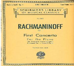 PORQ RACHMANINOFF CONCIERTO 1 OP.1