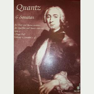 FLP QUANTZ SONATAS OP.1 V.1 (1-3) FLAUTA Y PIANO *OFERTA*