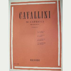 CL CAVALLINI 30 CAPRICHOS PARA CLARINETE