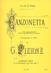 CLP PIERNE CANZONETTA CLARINETE Y PIANO