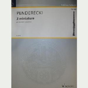 CL PENDERECKI PRELUDIO / PRELUDE CLARINETE SOLO