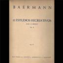 CL BAERMANN 12 ESTUDIOS RECREATIVOS OP.30 *OFERTA*