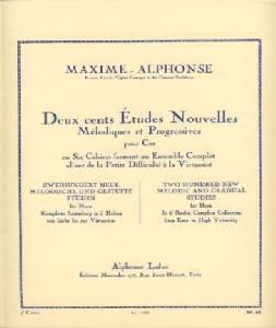 TPA MAXIME ALPHONSE 200 ETUDES  NOUVELLES V.4 TROMPA