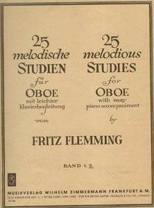 OBP FLEMMING FRITZ 25 ESTUDIOS MELODICOS OBOE V.2