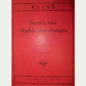 TPA KLING 25 ESTUDIOS Y PRELUDIOS *OFERTA*