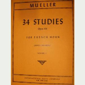 TPA MUELLER 34 STUDIES OP.64 VOL.I