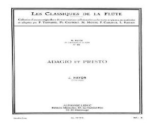 FLP HAYDN ADAGIO ET PRESTO