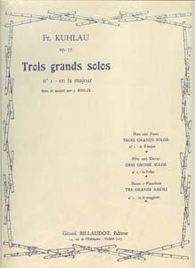 FLP KUHLAU TRES GRANDES SOLOS N.1 FA M OP.57 *OFERTA*