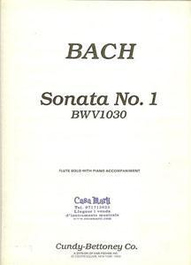 FLP BACH SONATA BWV 1030 Nº1 SI m FLAUTA Y PIANO *OFERTA*