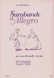 SXAP GROVLEZ SARABANDE ET ALLEGRO 442