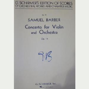 ORQ F/S BARBER CONCIERTO OP.14