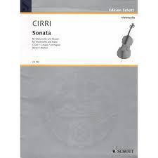 VCP CIRRI SONATA Nº 2 SOL M VIOLONCELLO Y PIANO