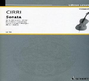 VCP CIRRI SONATA Nº 3 VIOLONCELLO Y PIANO