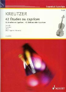 V KREUTZER - 42 ESTUDIOS O CAPRICHOS Ed Schott