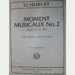 V GUIT SCHUBERT MOMENTOS MUSICALES OP.94