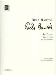 2V BELA BARTOK 44 DUOS VOL.1 (1 - 25)