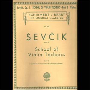 V SEVCIK ESCUELA TECNICA VIOLIN OP.1 N.2 *OFERTA*